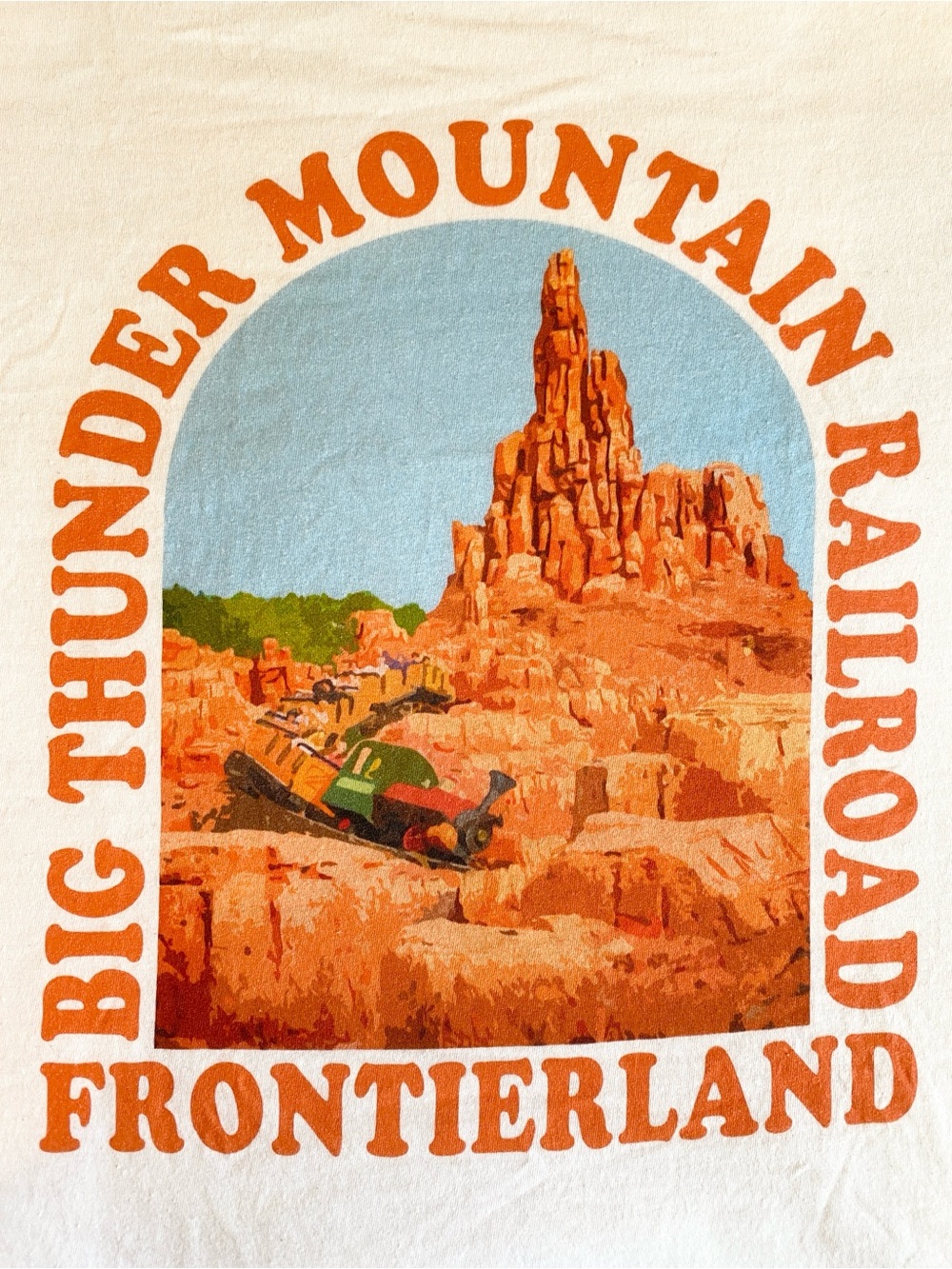 Disneyland Big Thunder Mountain Railroad Frontierland Graphic Tee